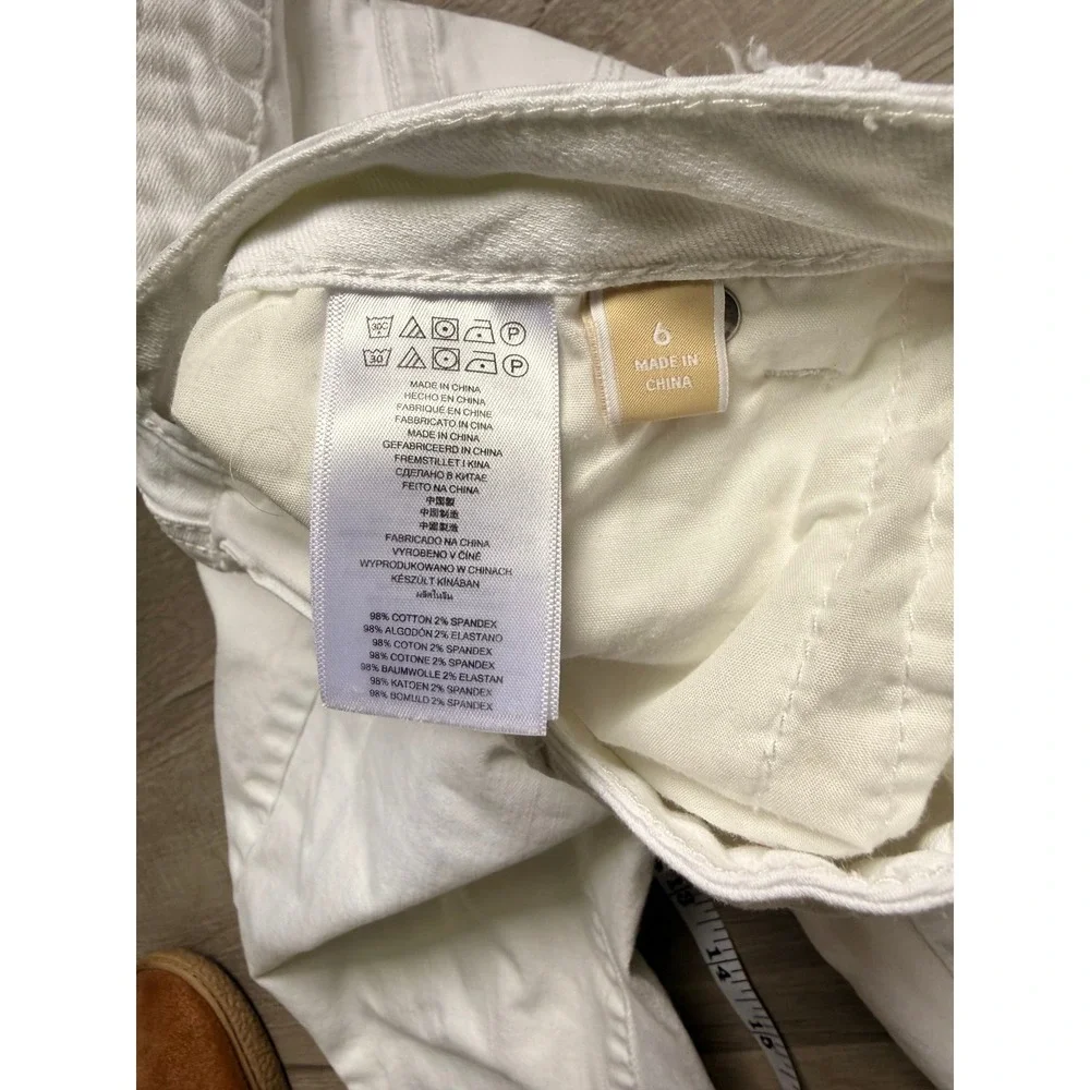 Michael Kors women's white jeans pants size 6‎